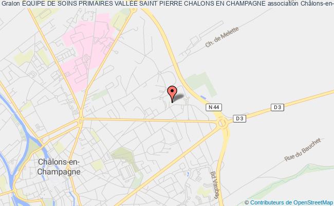 plan association Équipe De Soins Primaires VallÉe Saint Pierre Chalons En Champagne Châlons-en-Champagne