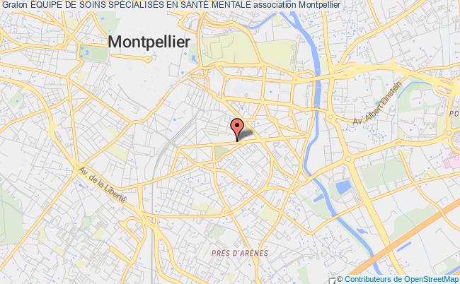 plan association Équipe De Soins SpÉcialisÉs En SantÉ Mentale Montpellier