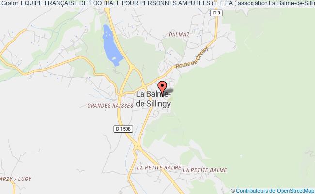 plan association Equipe FranÇaise De Football Pour Personnes Amputees (e.f.f.a.) La Balme-de-Sillingy