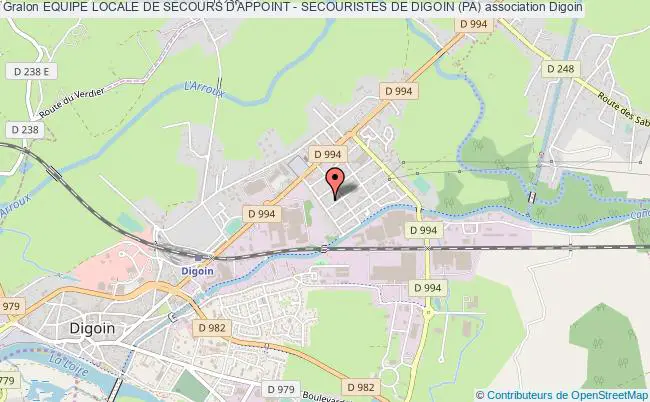 EQUIPE LOCALE DE SECOURS D'APPOINT - SECOURISTES DE DIGOIN (PA)