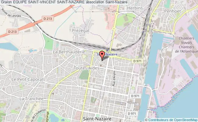 plan association Equipe Saint-vincent Saint-nazaire Saint-Nazaire