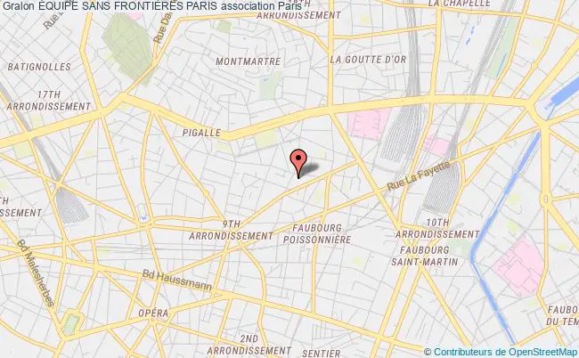plan association Équipe Sans FrontiÈres Paris Paris