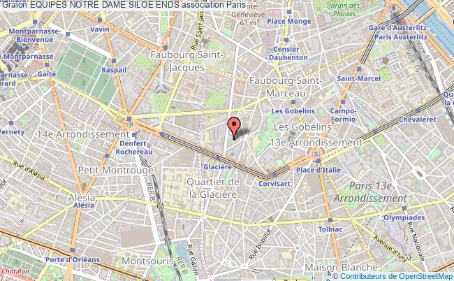 plan association Equipes Notre Dame Siloe Ends Paris