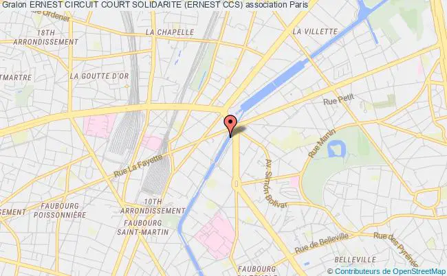 plan association Ernest Circuit Court Solidarite (ernest Ccs) Paris