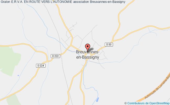 plan association E.r.v.a. En Route Vers L'autonomie Breuvannes-en-Bassigny