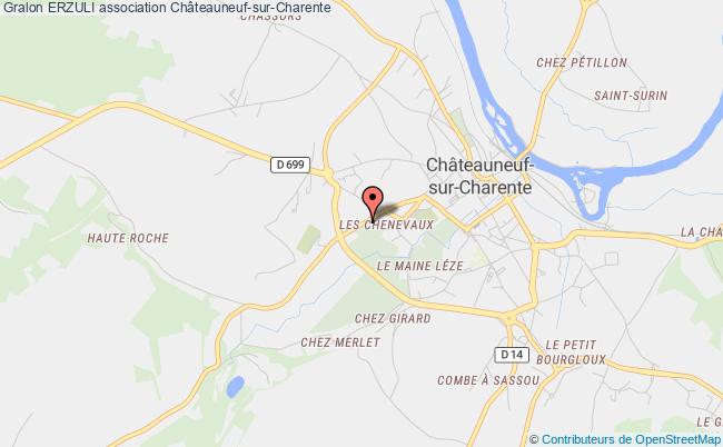 plan association Erzuli Châteauneuf-sur-Charente