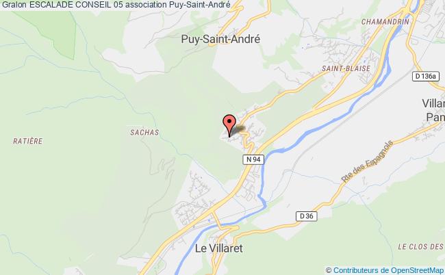 plan association Escalade Conseil 05 Puy-Saint-André