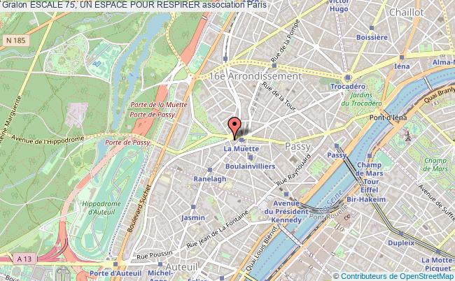 plan association Escale 75, Un Espace Pour Respirer Paris
