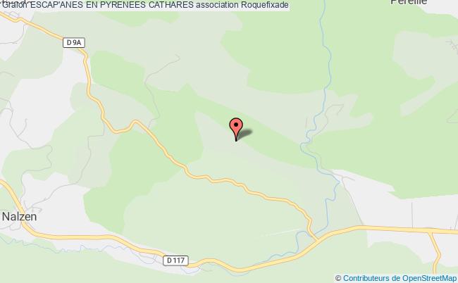 plan association Escap'anes En Pyrenees Cathares Roquefixade