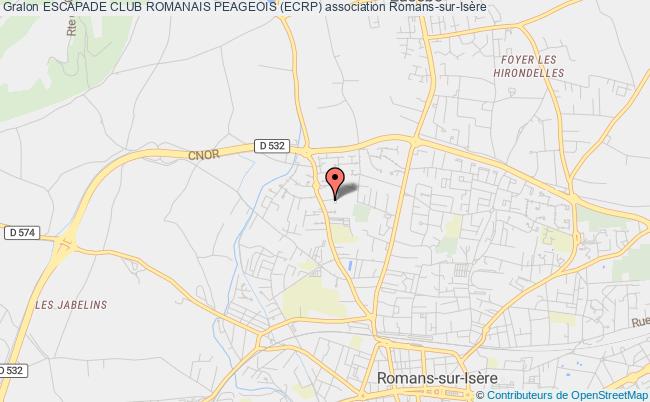plan association Escapade Club Romanais Peageois (ecrp) Romans-sur-Isère