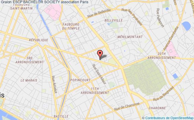 plan association Escp Bachelor Society Paris