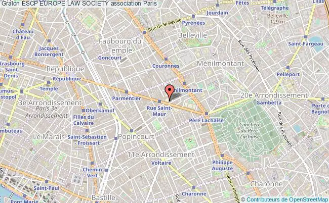 plan association Escp Europe Law Society Paris