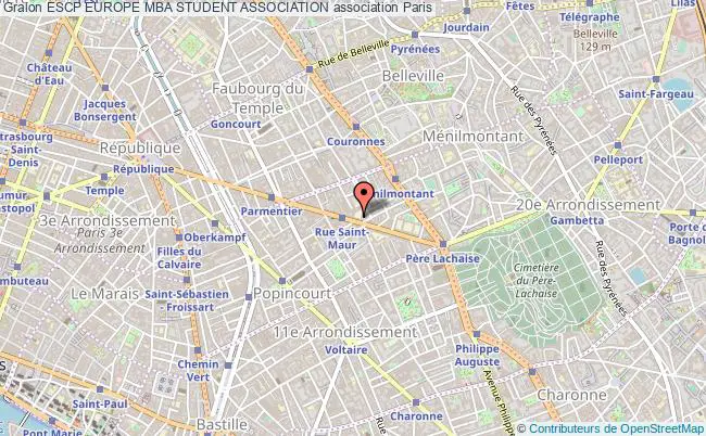 plan association Escp Europe Mba Student Association Paris