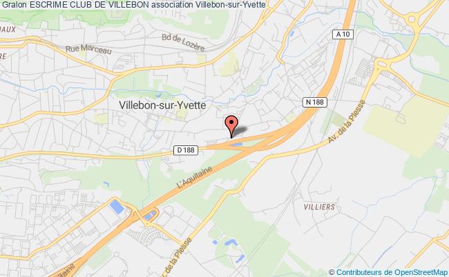 plan association Escrime Club De Villebon Villebon-sur-Yvette