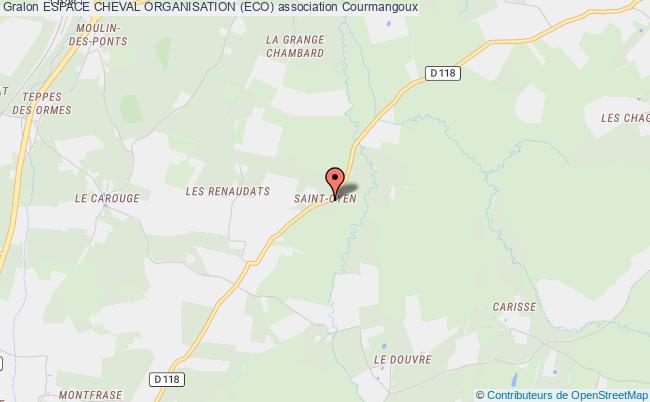 plan association Espace Cheval Organisation (eco) Courmangoux