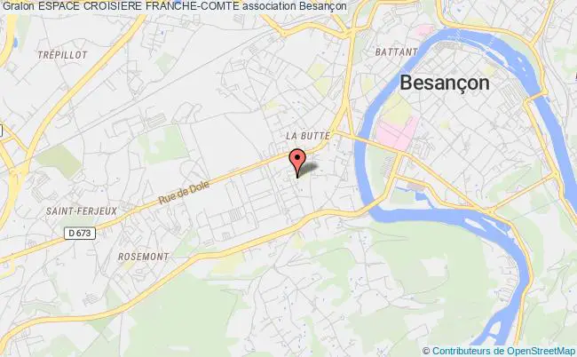 plan association Espace Croisiere Franche-comte Besançon