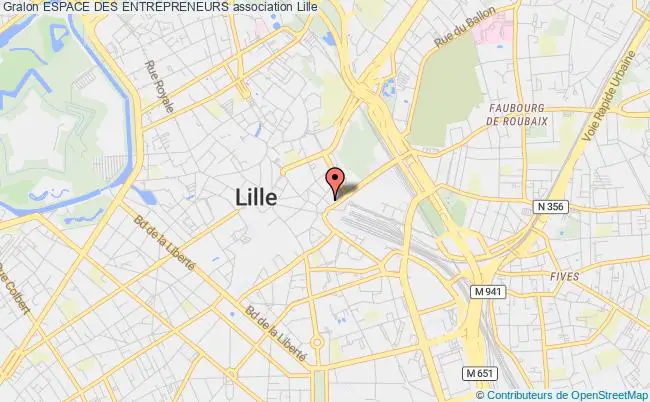 plan association Espace Des Entrepreneurs Lille