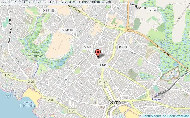 plan association Espace Detente Ocean - Academies Royan