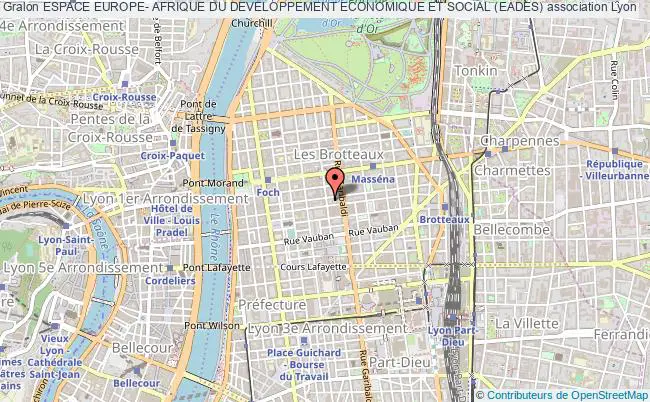 plan association Espace Europe- Afrique Du Developpement Economique Et Social (eades) Lyon
