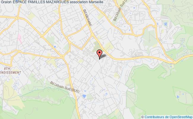 plan association Espace Familles Mazargues Marseille 9