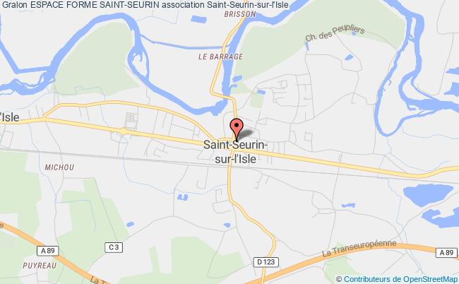 plan association Espace Forme Saint-seurin Saint-Seurin-sur-l'Isle