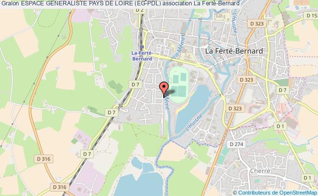 plan association Espace Generaliste Pays De Loire (eg-pdl) La    Ferté-Bernard