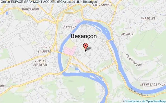 plan association Espace Grammont Accueil (ega) Besançon