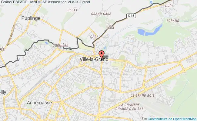 plan association Espace Handicap Ville-la-Grand