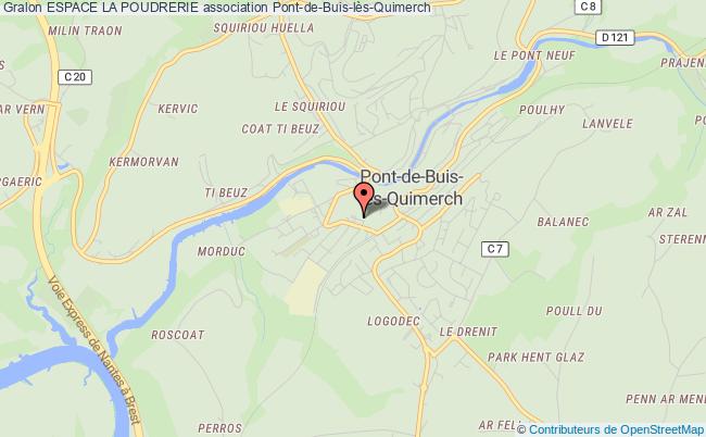 plan association Espace La Poudrerie Pont-de-Buis-lès-Quimerch