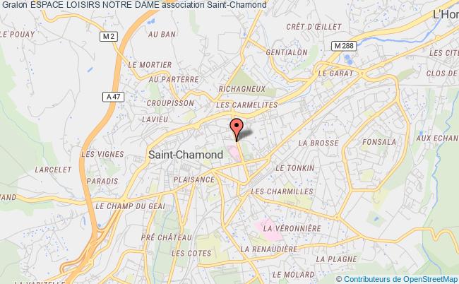 plan association Espace Loisirs Notre Dame Saint-Chamond