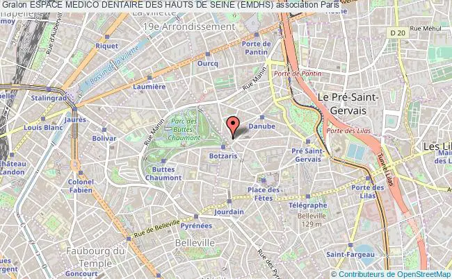 plan association Espace Medico Dentaire Des Hauts De Seine (emdhs) Paris
