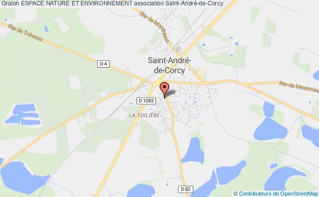 plan association Espace Nature Et Environnement Saint-André-de-Corcy