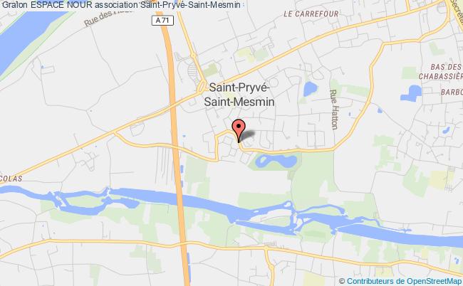 plan association Espace Nour Saint-Pryvé-Saint-Mesmin