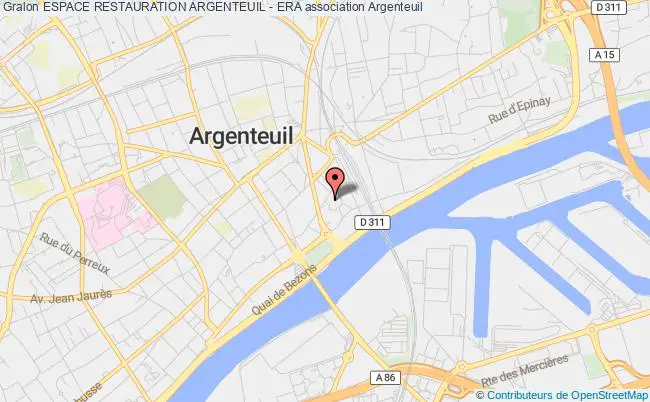 plan association Espace Restauration Argenteuil - Era Argenteuil