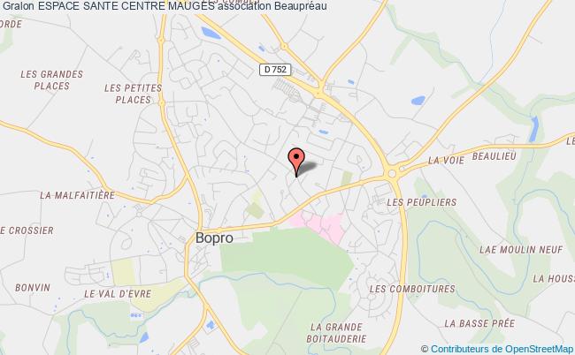 plan association Espace Sante Centre Mauges Beaupréau-en-Mauges