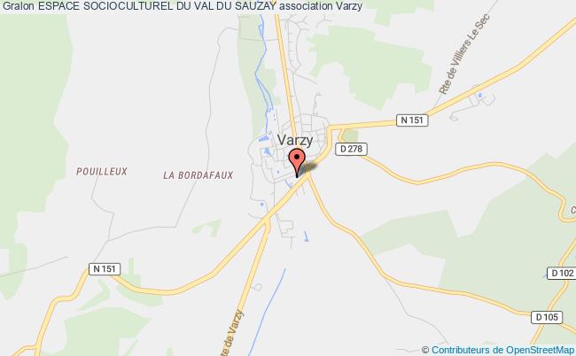plan association Espace Socioculturel Du Val Du Sauzay Varzy
