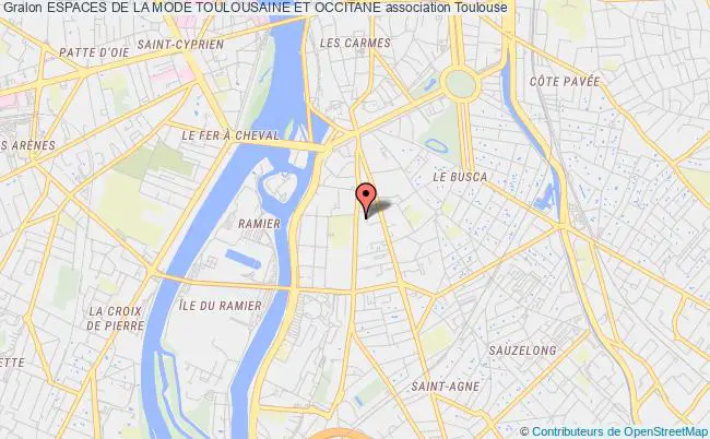 plan association Espaces De La Mode Toulousaine Et Occitane Toulouse