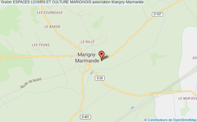 plan association Espaces Loisirs Et Culture Marignois Marigny-Marmande
