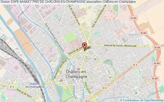 plan association Espe Basket Pro De Chalons-en-champagne Châlons-en-Champagne