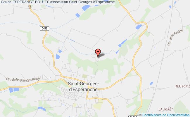 plan association Esperance Boules Saint-Georges-d'Espéranche