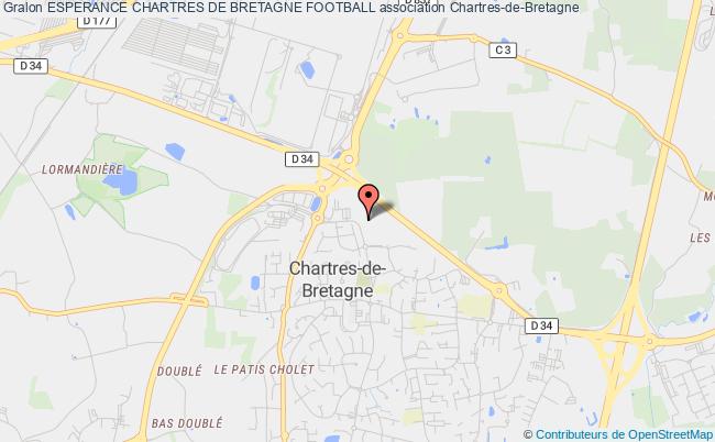plan association Esperance Chartres De Bretagne Football Chartres-de-Bretagne