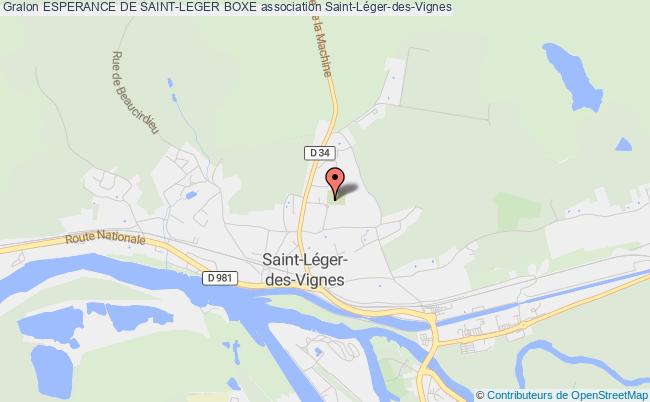 plan association Esperance De Saint-leger Boxe Saint-Léger-des-Vignes