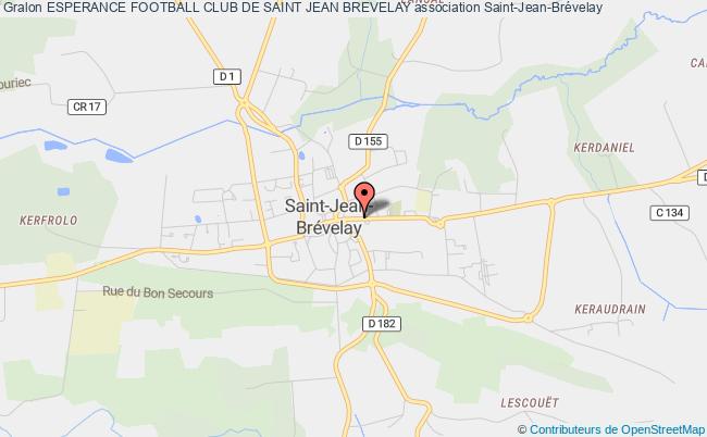 plan association Esperance Football Club De Saint Jean Brevelay Saint-Jean-Brévelay