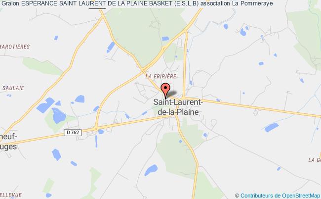 plan association EspÉrance Saint Laurent De La Plaine Basket (e.s.l.b) Mauges-sur-Loire