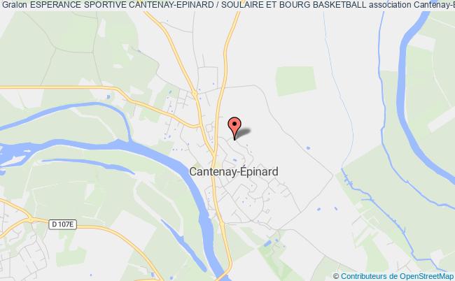 plan association Esperance Sportive Cantenay-epinard / Soulaire Et Bourg Basketball Cantenay-Épinard