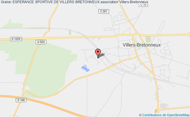plan association Esperance Sportive De Villers Bretonneux Villers-Bretonneux