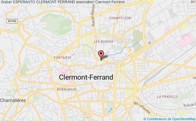 plan association Esperanto Clermont Ferrand Clermont-Ferrand
