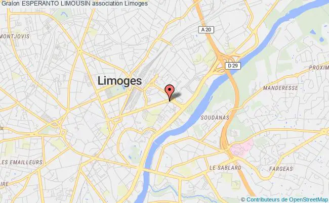 plan association Esperanto Limousin Limoges