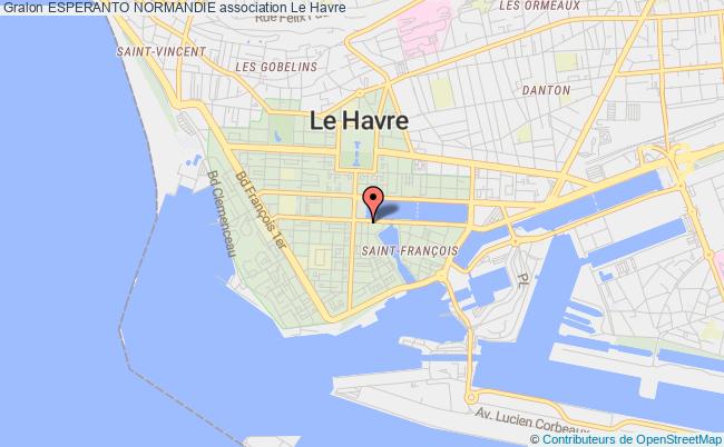 plan association Esperanto Normandie Le Havre