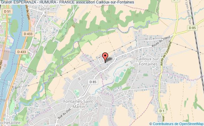 plan association Esperanza - Humura - France Cailloux-sur-Fontaines